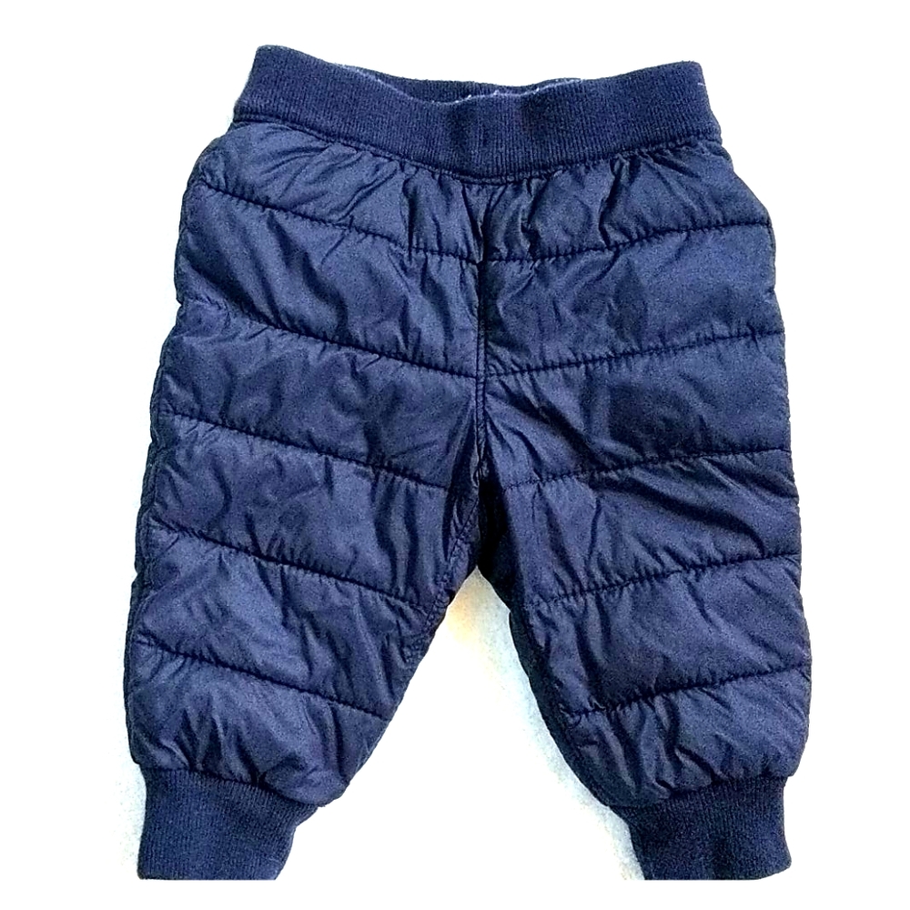 Gap Navy snow pants 6-12m